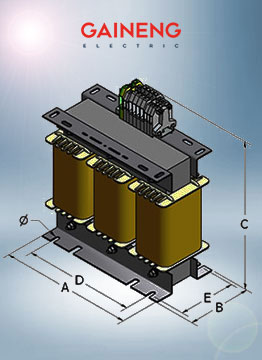 三相隔離變壓器|三相干式變壓器|三相降壓變壓器|額定容量0.5-800KVA